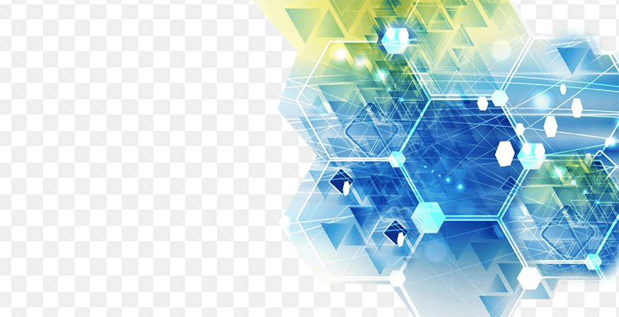 Mẫu thiết kế background hình khối bố khoa học