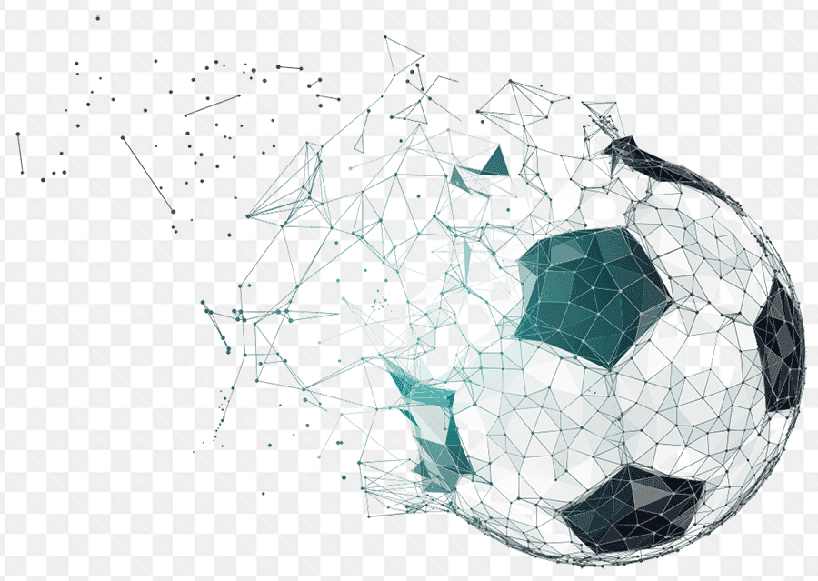 Mẫu thiết kế background với hiệu ứng trái bóng đá đẹp