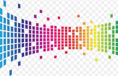 Background hiệu ứng công nghệ với dải màu đẹp