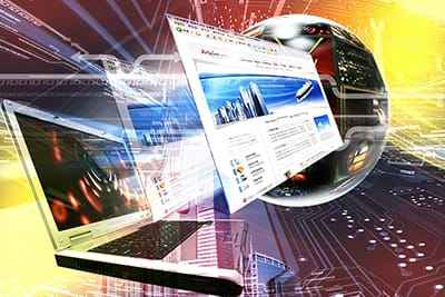 Mẫu ảnh thiết kế quảng cáo công nghệ thông tin đẹp