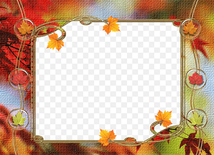 Mẫu thiết kế khung ảnh những chiếc lá mùa thu trang trí nghệ thuật