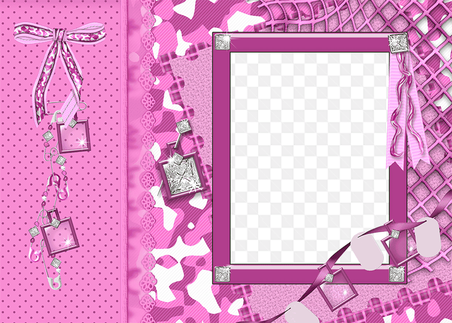 Mẫu thiết kế khung ảnh màu tím trang trí nghệ thuật độc đáo