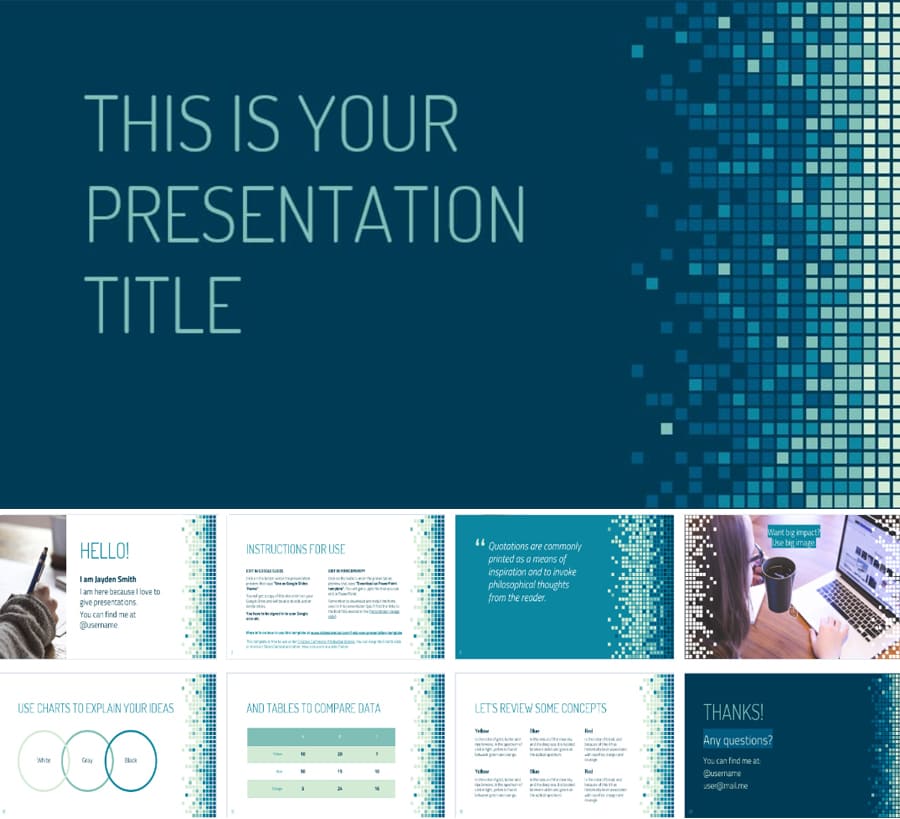 Mẫu Slide powerpoint phù hợp trong tất cả các lĩnh vực đặc biệt là khoa học (39 trang)