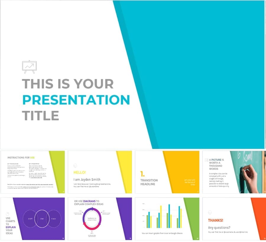 Mẫu Slide powerpoint phù hợp với tất cả các lĩnh vực (40 trang)