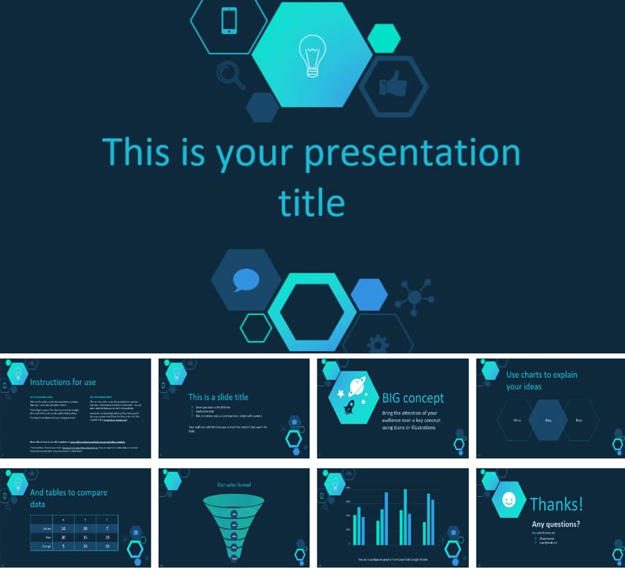 Mẫu Slide powerpoint phù hợp trong lĩnh vực: Khoa học, sáng tạo, kinh tế và marketing (40 trang)