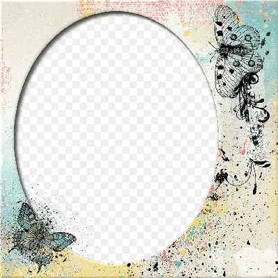 Mẫu thiết kế khung ảnh hiệu ứng nền nghệ thuật kết hợp với những con bướm đẹp