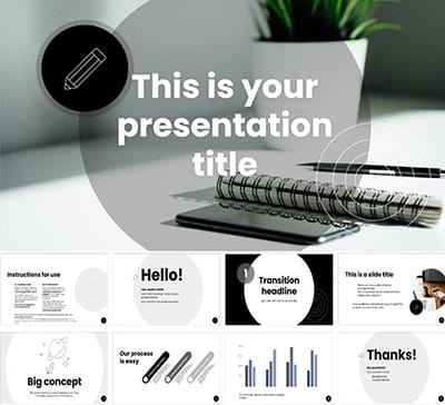 Mẫu Slide powerpoint phù hợp trong lĩnh vực: Truyền thông, chiến lược và sáng tạo (39 trang)