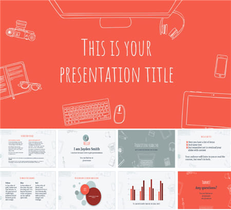 Mẫu Slide powerpoint phù hợp trong lĩnh vực: Truyền thông, marketing, sáng tạo và truyền thông (40 trang)