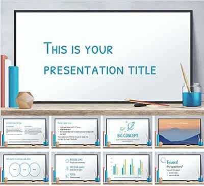 Mẫu Slide powerpoint phù hợp trong lĩnh vực: Giáo dục, sáng tạo, marketing và trẻ em (39 trang)