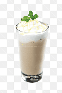 Mẫu thiết kế mẫu về ly kem trang trí mầm xanh