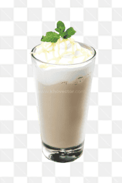 Mẫu thiết kế mẫu về ly kem trang trí mầm xanh