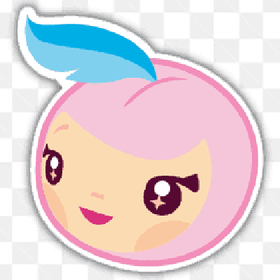 Mẫu thiết kế icon gương mặt pony màu hồng dễ thương