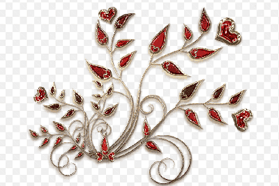 Mẫu thiết kế hoa leo được vẽ bằng công nghệ đồ họa máy tính