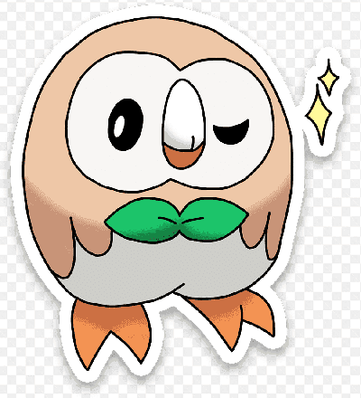 Mẫu thiết kế icon chú chim cú mèo rất dễ thương