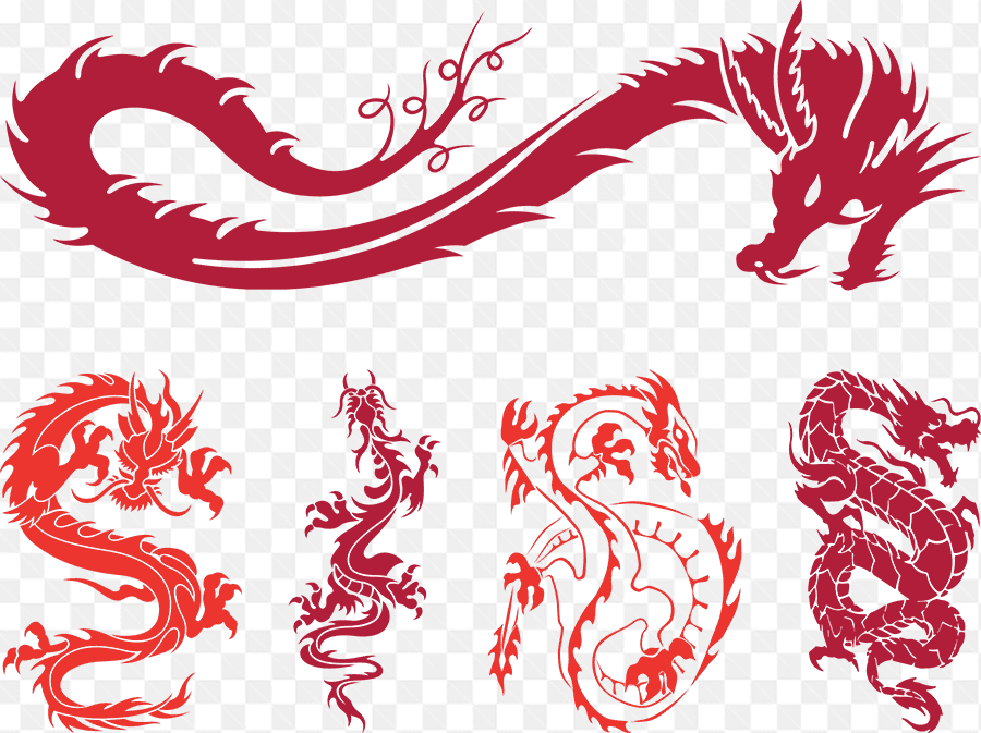 Tổng hợp Mẫu thiết kế phác họa về rồng thiêng