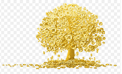 Mẫu thiết kế cây đồng tiền vàng