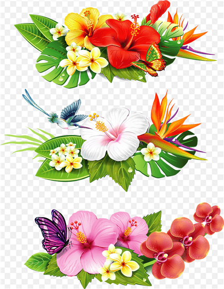 Những mẫu hoa được vẽ bằng công nghệ đồ họa máy tính tuyệt đẹp