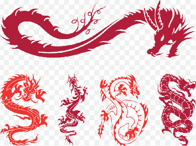 Tổng hợp Mẫu thiết kế phác họa về rồng thiêng