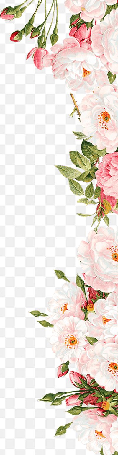 Mẫu thiết kế những bông hoa hồng bạch nghệ thuật