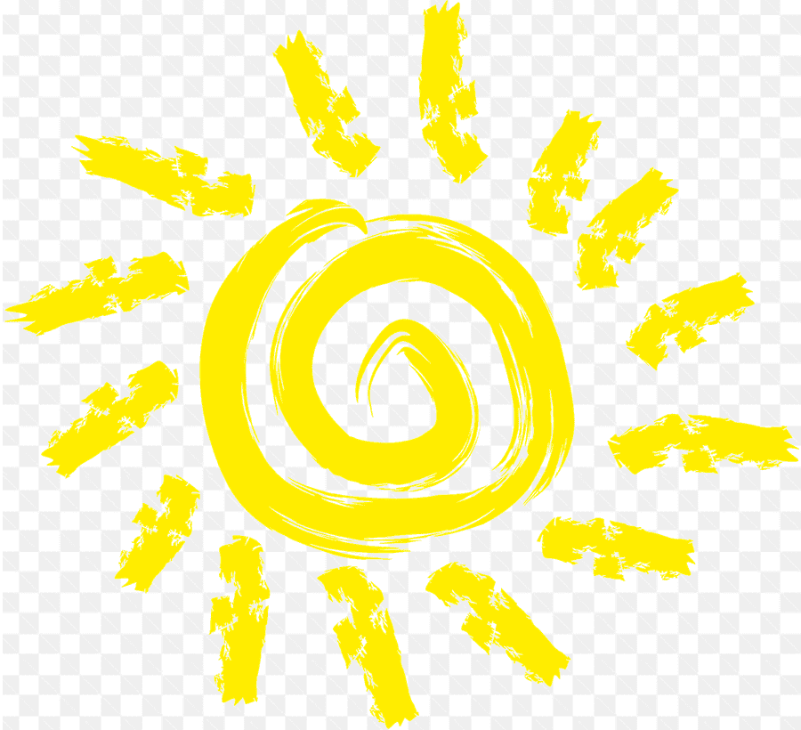 Mẫu thiết kế vẽ phác họa ông mặt trời ngộ nghĩnh