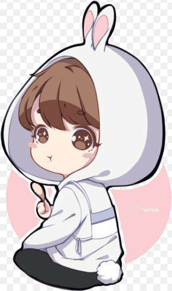 Mẫu thiết kế anime cô bé dễ thương với chiếc mũ to