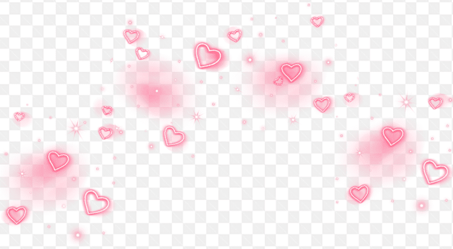 Mẫu thiết kế hiệu ứng hình ảnh những trái tim màu hồng đẹp