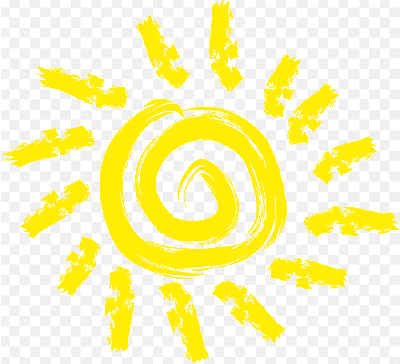 Mẫu thiết kế vẽ phác họa ông mặt trời ngộ nghĩnh