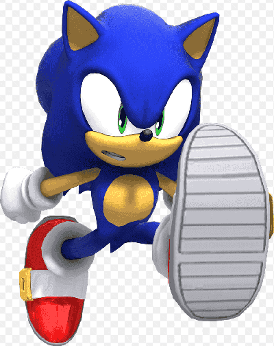 Mẫu thiết kế avatar anime với những bước chạy thể hiện  siêu tốc độ