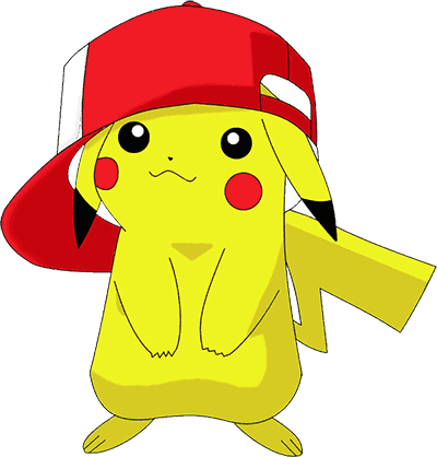 Mẫu thiết kế chú pikachu với chiếc mũ đỏ cực ngầu