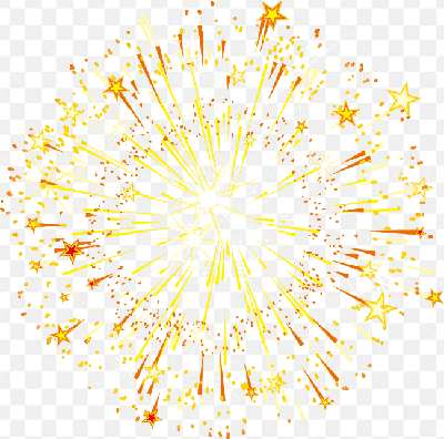 Mẫu thiết kế hiệu ứng ảnh pháo hoa với tia sáng hình ngôi sao