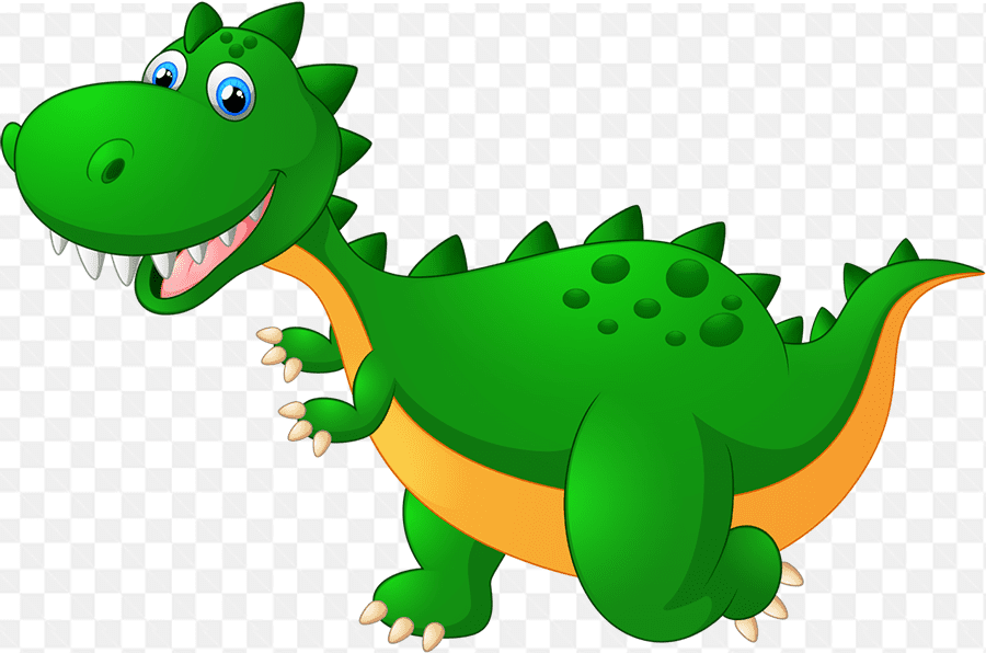 Mẫu thiết kế chú khung long với biểu cảm cái miệng và đổi mắt thật đáng yêu