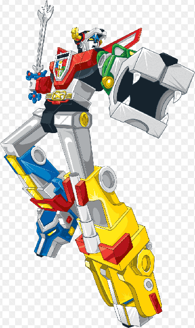 Mẫu thiết kế avatar anime người máy với màu sắc sặc sỡ