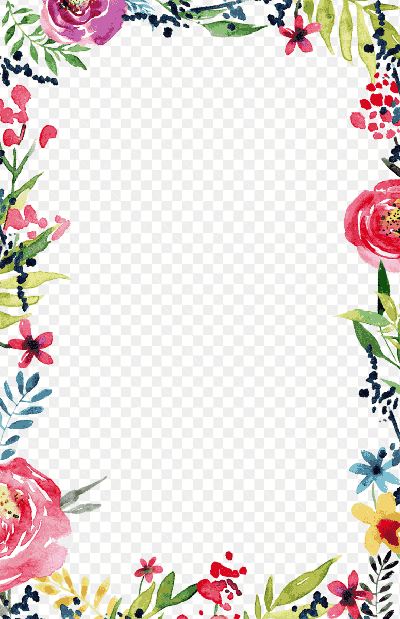 Mẫu thiết kế khung ảnh nền với những bông hoa hồng trang trí nghệ thuật đẹp mắt