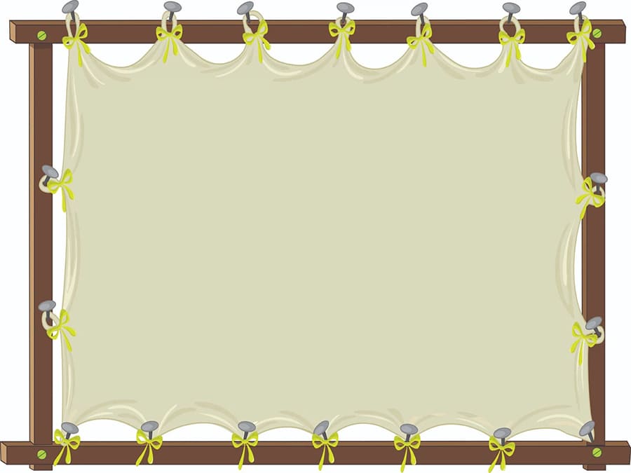 Mẫu thiết kế tấm vãi và những cái đinh nghệ thuật là hình nền powerpoint