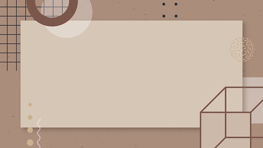 Khung ảnh nền powerpoint với điểm nhấn là khối lập phương và những đường kẻ