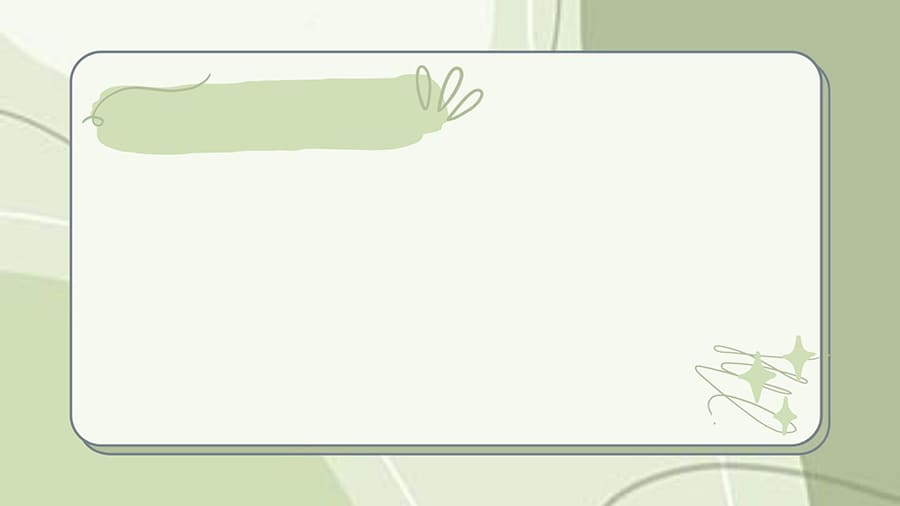 Khung ảnh nền powerpoint với sự kết hợp hài hòa giữa màu xanh cốm và xanh lá cây