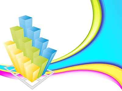 Mẫu thiết kế 3D về các cột một làm hình nền powerpoint