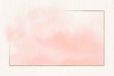 Khung ảnh nền powerpoint với đường viền kết hợp với bóng mây hồng nghệ thuật