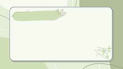 Khung ảnh nền powerpoint với sự kết hợp hài hòa giữa màu xanh cốm và xanh lá cây