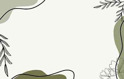 Khung ảnh nền powerpoint với màu nền kết hợp với cành lá phác học đẹp mắt