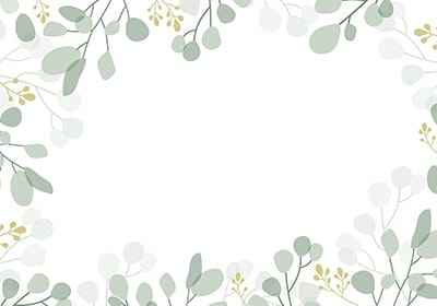  Khung ảnh nền powerpoint màu trắng với hiệu ứng hoa lá nghệ thuật