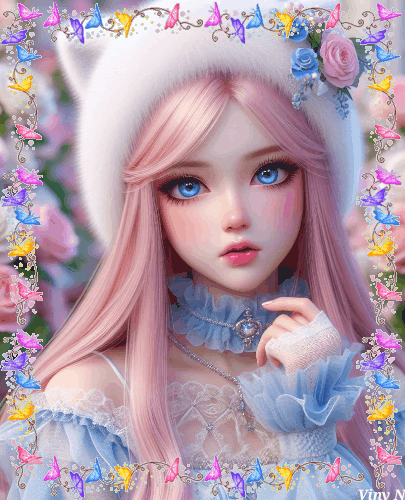 Những con bướm chuyển động nghệ thuật