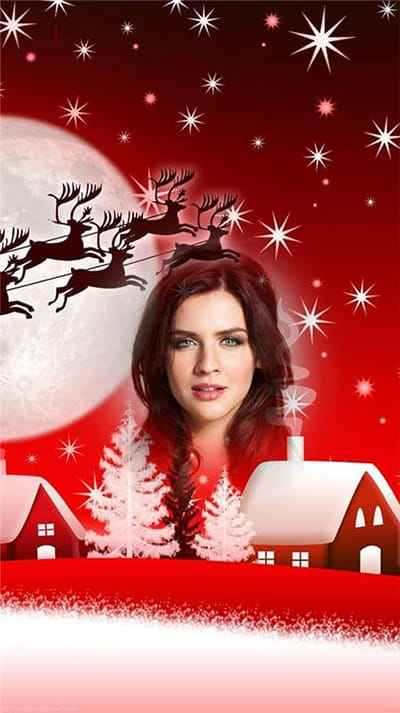 Tạo hình nền điện thoại chào giáng sinh với những chú tuần lộc huyền thoại