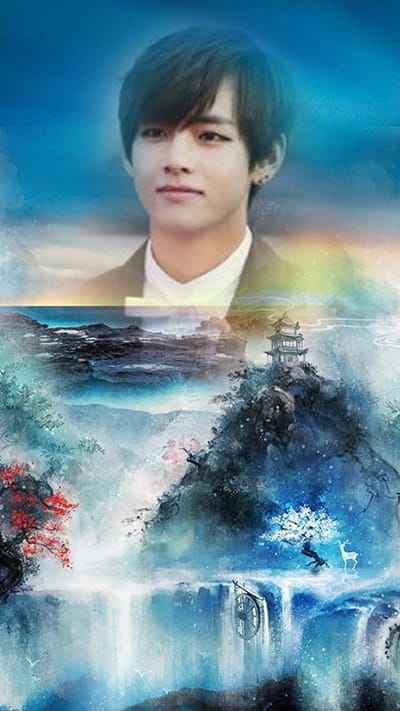 Tạo ảnh làm hình nền điện thoại với núi non hùng vĩ tuyệt đẹp