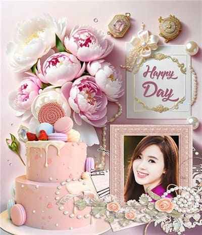 Ghép ảnh online tạo thiệp ảnh chúc mừng ngày hạnh phúc