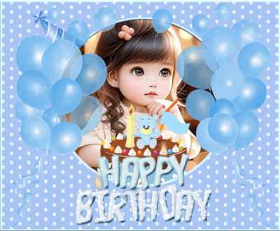 Tạo ảnh đẹp chúc mừng sinh nhật với chú gấu bông và cây nến lung linh