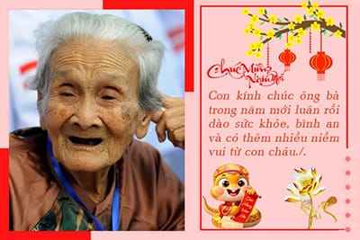 Ghép ảnh tạo thiệp chúc tết ông bà năm ất tỵ 2025