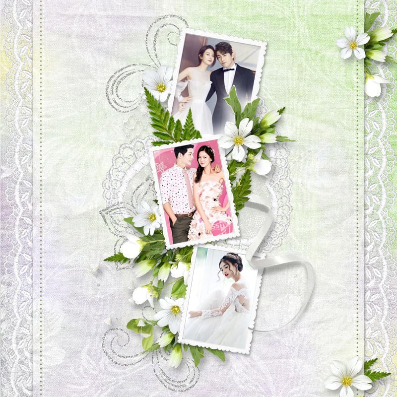 Ghép 3 hình kỷ niệm ngày cưới