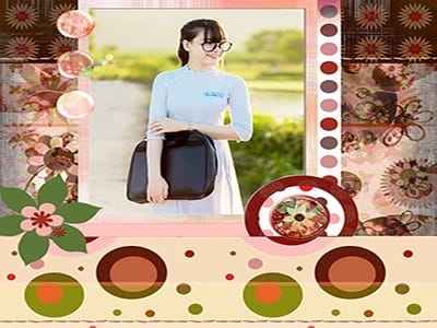 Tạo ảnh sắc màu rực rỡ với hoa văn công nghệ kỹ thuật số