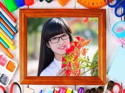 Tạo ảnh đẹp học đường với băng keo và những cây bút màu